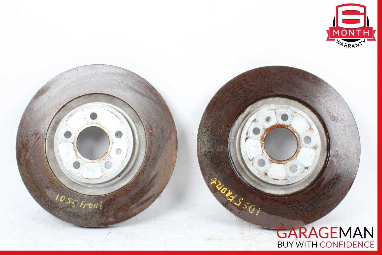 09-11 Audi S5 S4 Front Left & Right Side Brake Disc Set of 2 Pc OEM