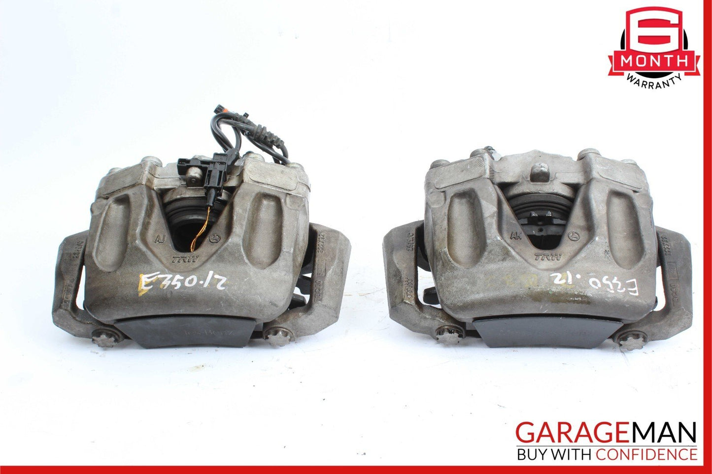 08-18 Mercedes C350 CLS400 E350 Front Brake Calipers Left and Right Set of 2 Pc