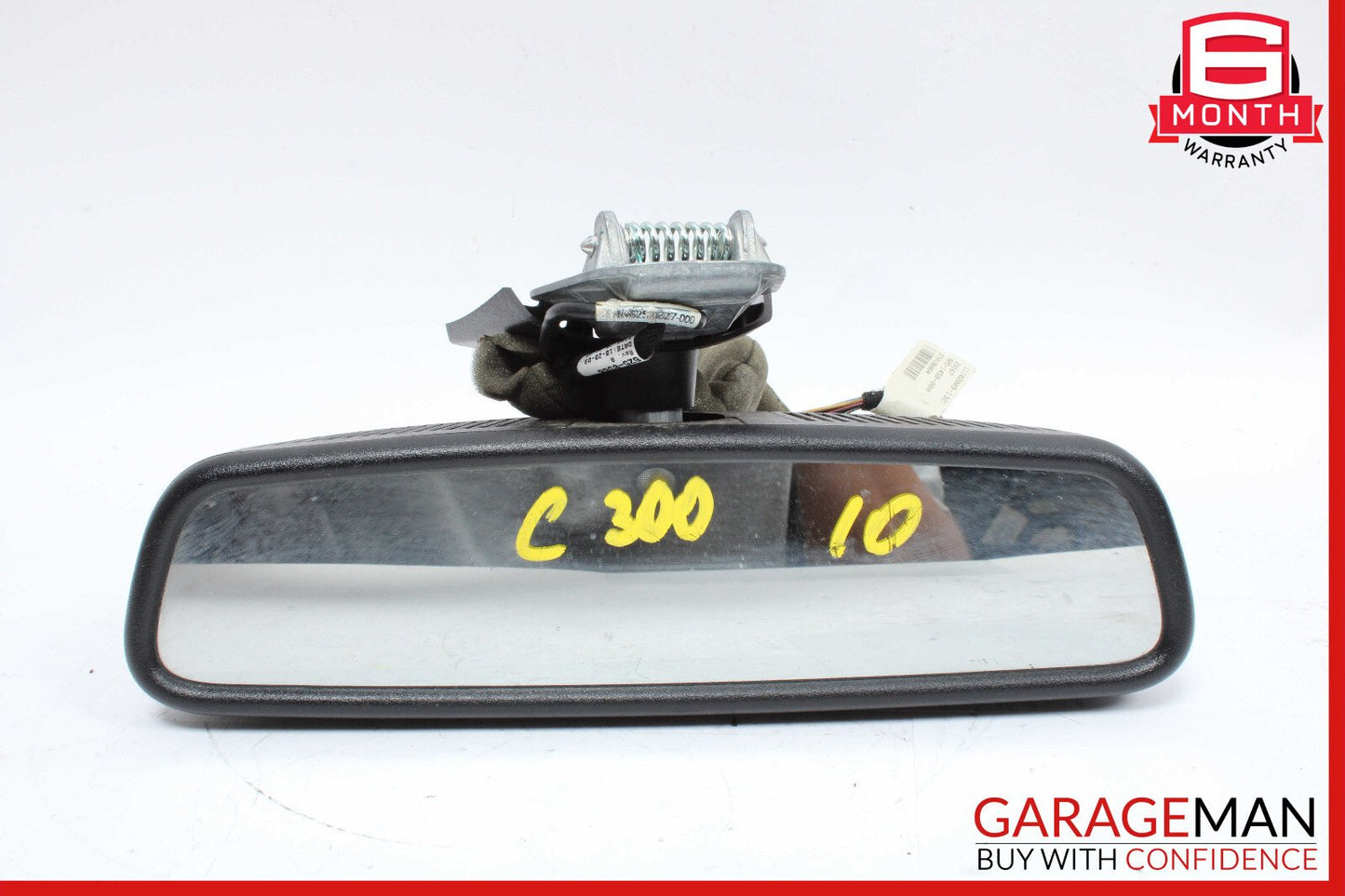 08-14 Mercedes W204 C300 C350 C63 AMG Interior Rear View Mirror Black OEM