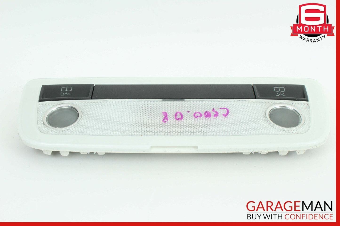 08-21 Mercedes C300 C63 AMG GLA250 Rear Overhead Dome Light Black 2048204901