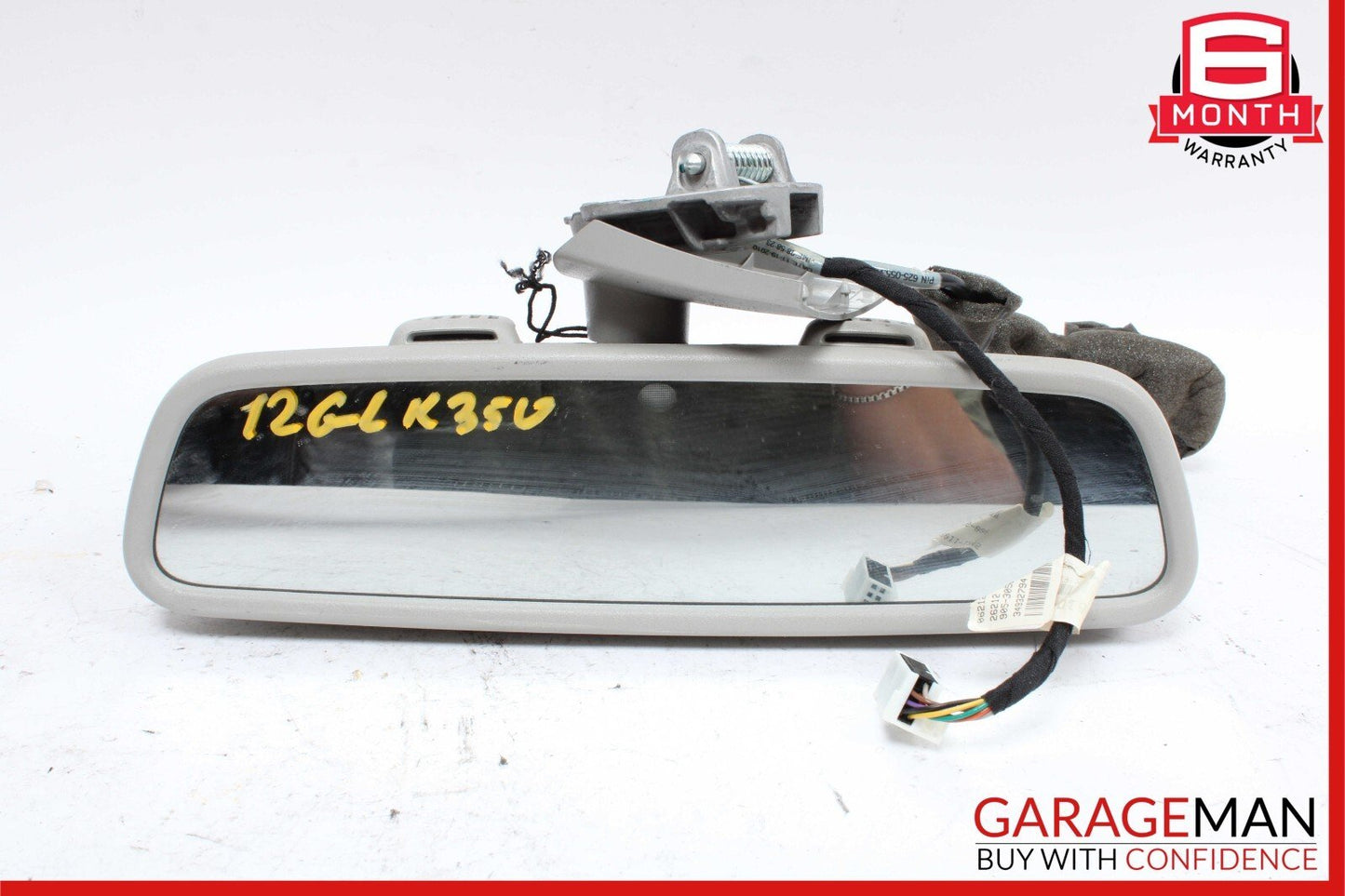 10-16 Mercedes X204 GLK350 E350 E400 Interior Rear View Mirror Assembly Grey OEM