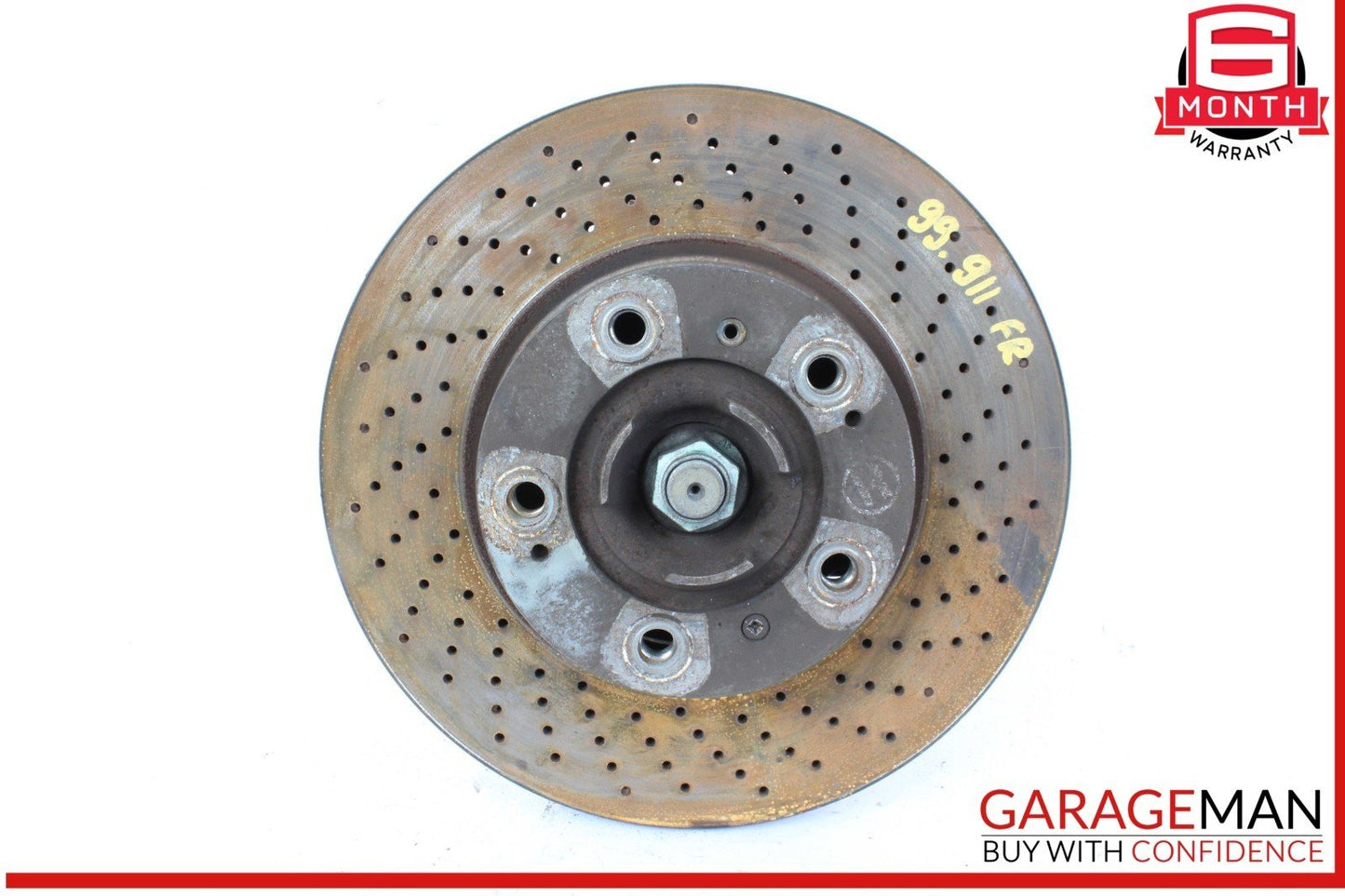 97-05 Porsche 911 Carrera Rear Left Side Spindle Knuckle w/ Rotor Disc OEM