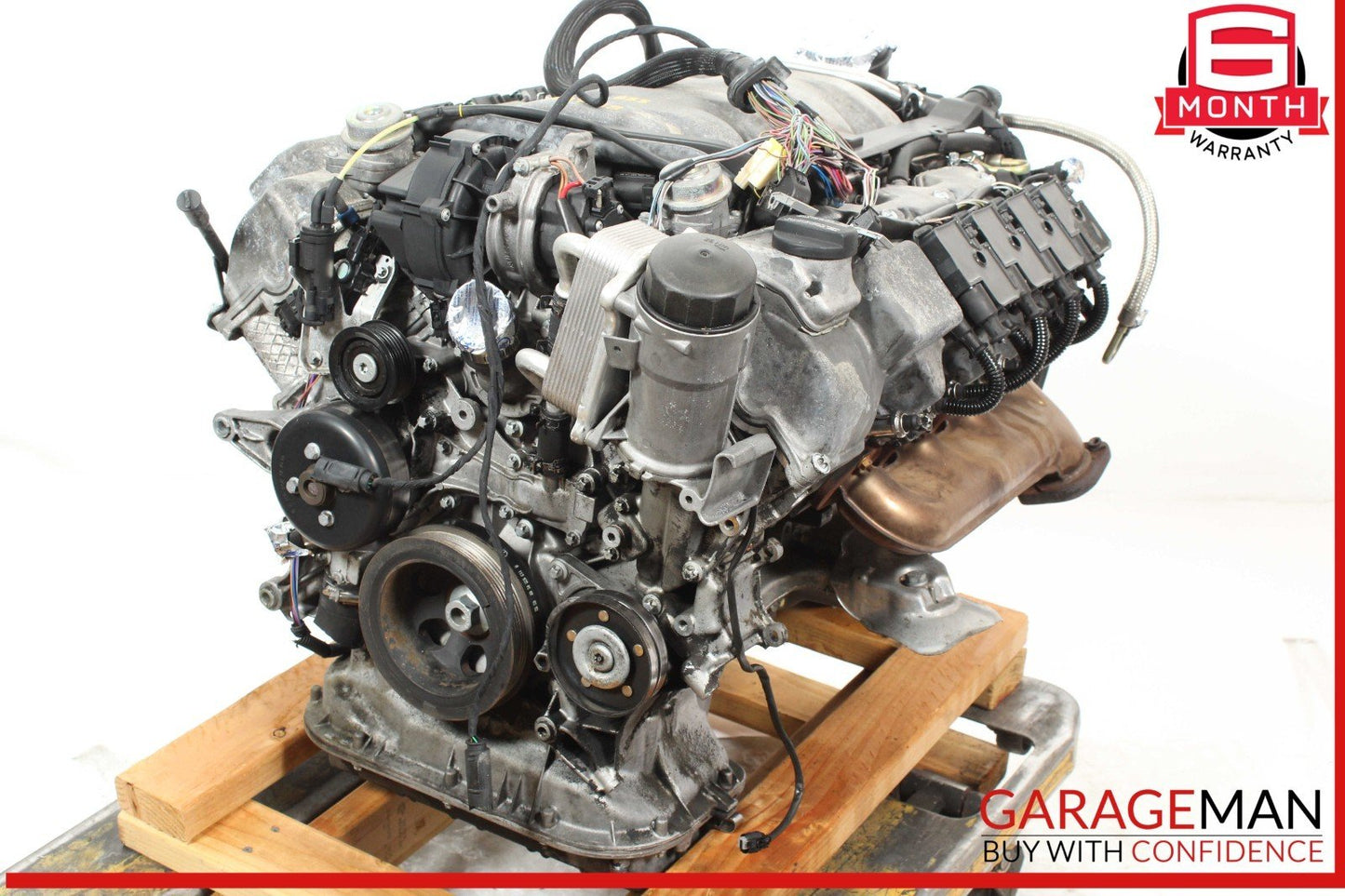 01-02 Mercedes W220 S55 CL55 AMG 5.5L Complete Engine Motor Block Assembly 185k