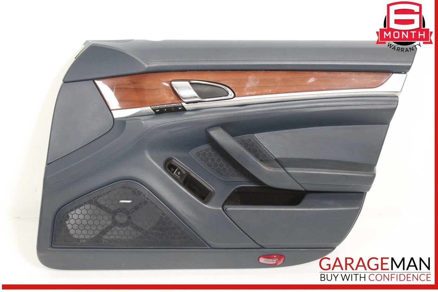 10-16 Porsche Panamera 970 Front Right Side Interior Door Panel Black OEM