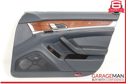 10-16 Porsche Panamera 970 Front Right Side Interior Door Panel Black OEM