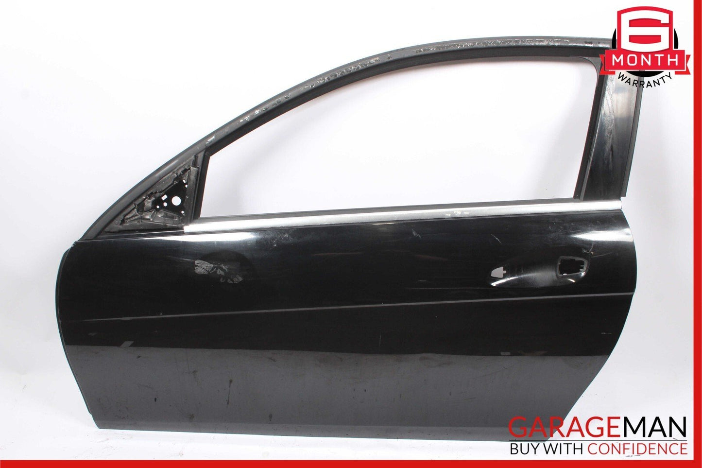 12-14 Mercedes W204 C350 C63 Coupe Front Left Exterior Door Shell Frame Black
