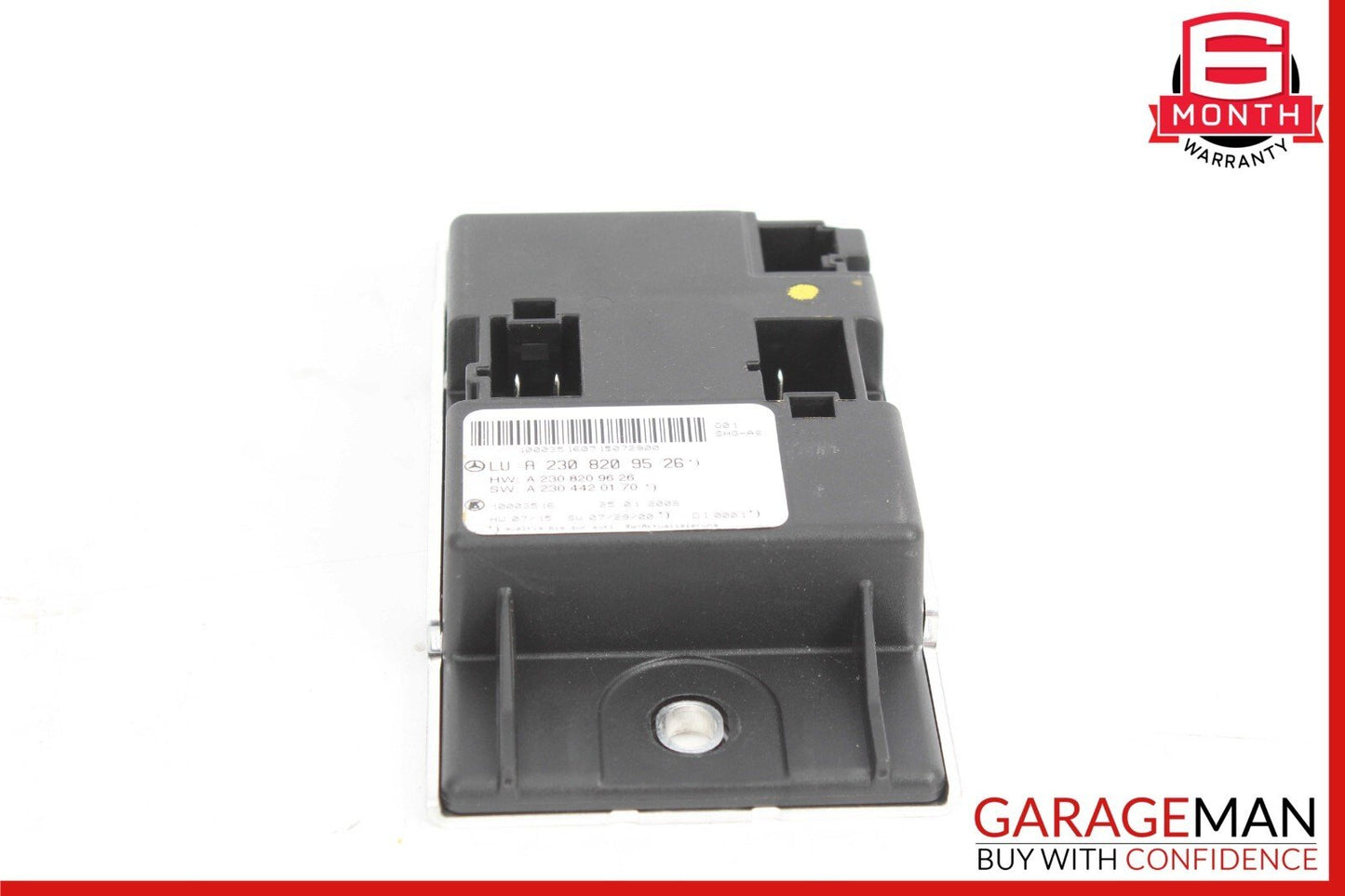 09-12 Mercedes R230 SL550 SL600 SL55 AMG Seat Airscarf Control Module Unit