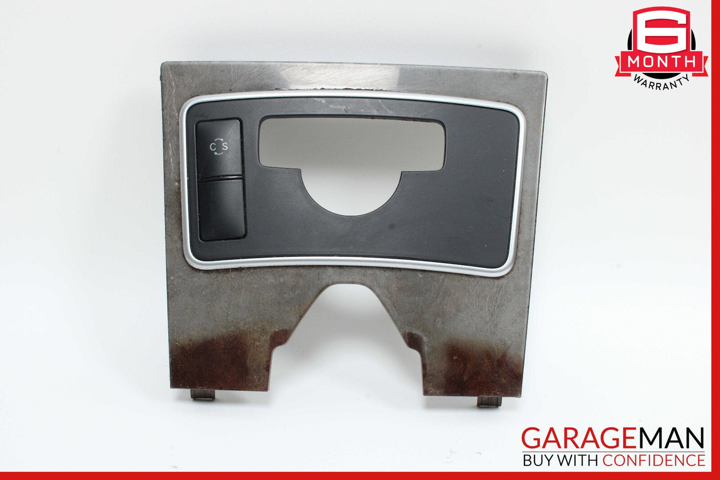 10-13 Mercedes W212 E350 E550 Center Console Switch Trim Bezel Wood OEM