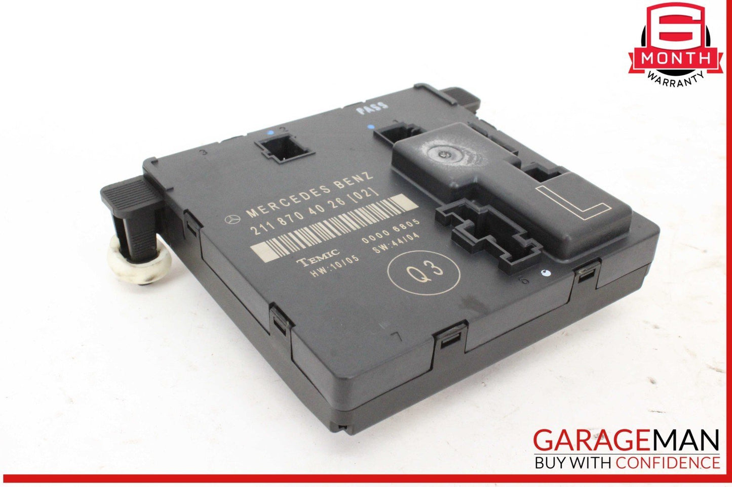 03-09 Mercedes W211 E550 E63 AMG Rear Left Driver Side Door Control Module OEM