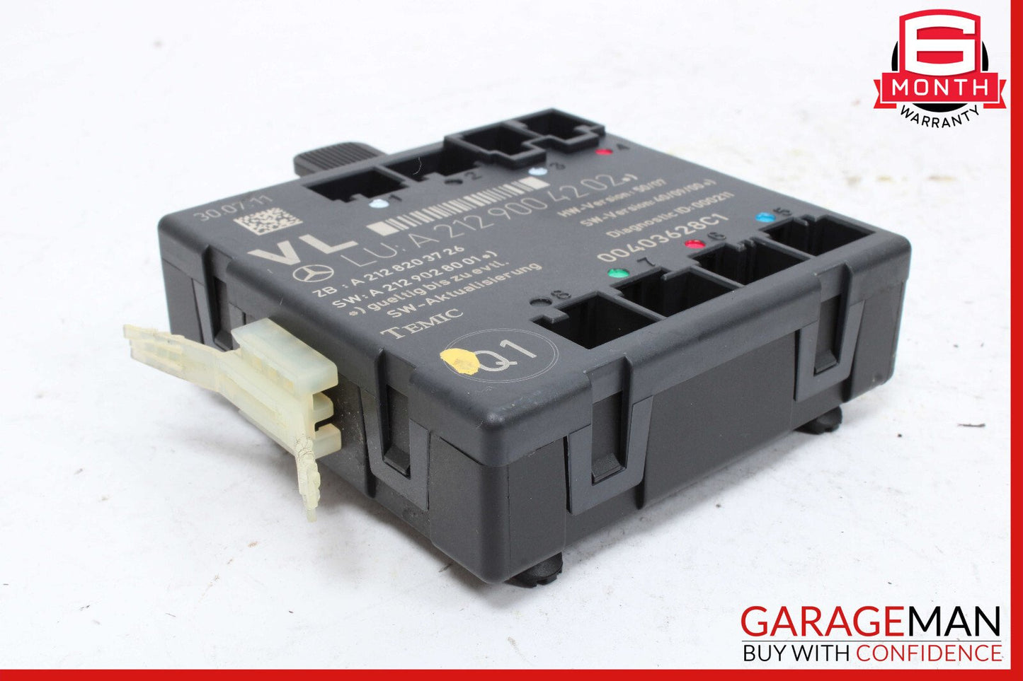 08-18 Mercedes W204 C250 SLK350 E400 Front Left Side Door Control Module OEM