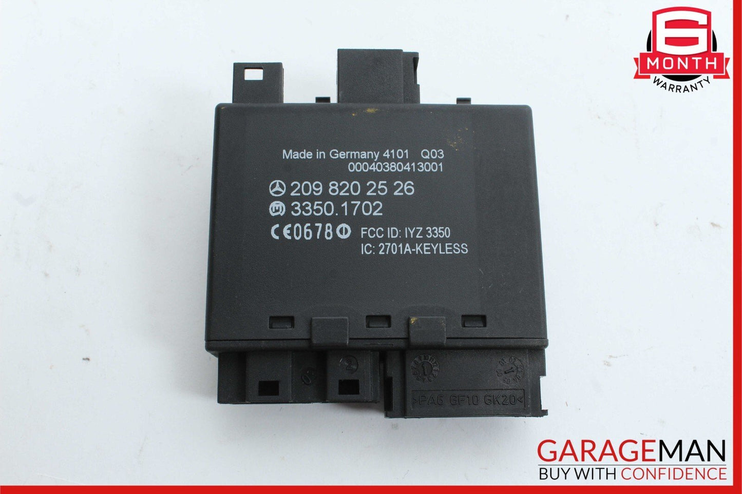 03-09 Mercedes W209 CLK280 CLK350 CLK55 Keyless Go Control Module Unit