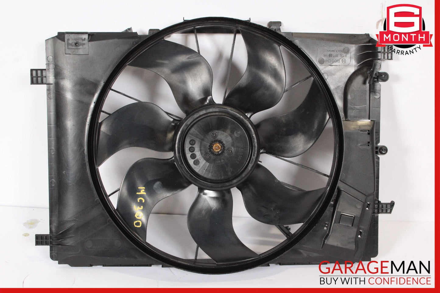 08-18 Mercedes C300 GLK350 CLS350 Engine Radiator Cooling Fan Motor Assembly