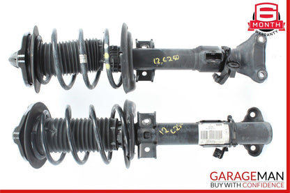 08-17 Mercedes C250 E350 Coupe Front Right & Left Shock Strut Absorber Set OEM