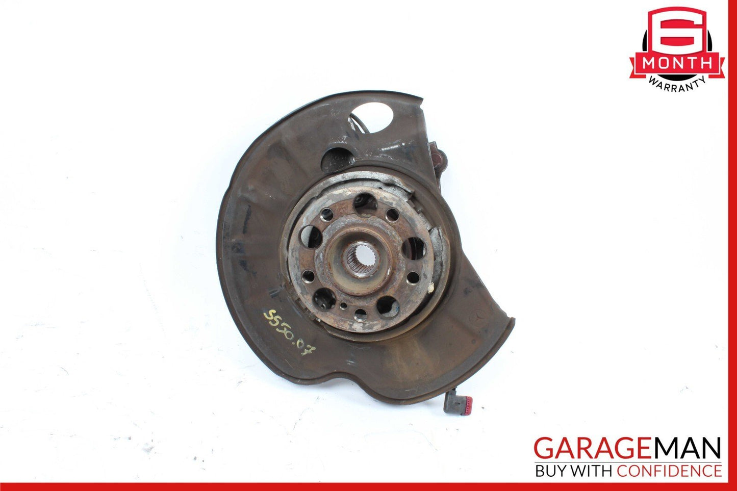 07-14 Mercedes W221 S550 CL550 Rear Left Carrier Wheel Spindle Knuckle OEM