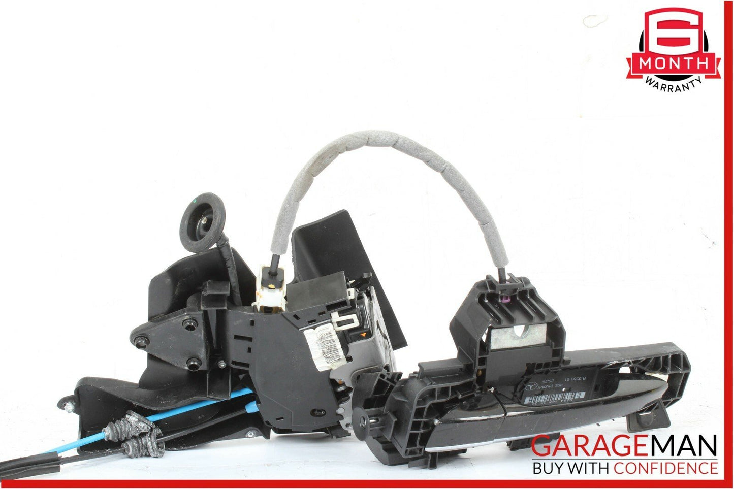 12-14 Mercedes W204 C250 Keyless Go Rear Left Exterior Door Handle w/ Actuator