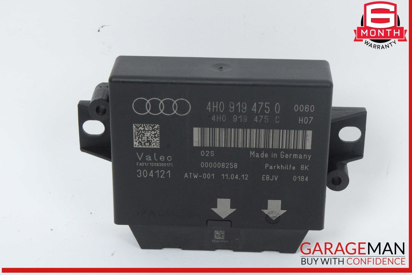 12-18 Audi A7 Park Parking Assist Control Module Unit 4H0919475J OEM