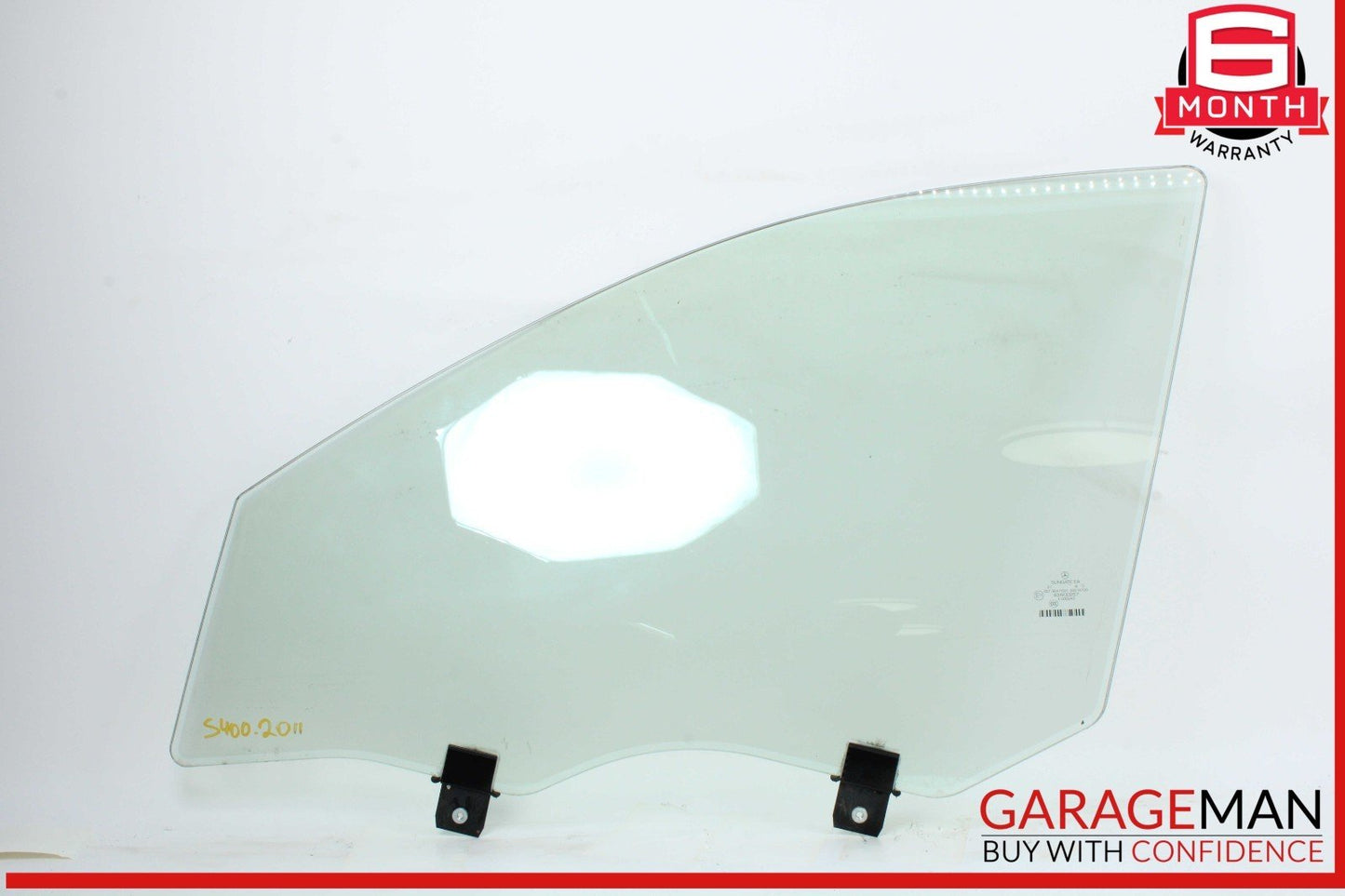 07-13 Mercedes W221 S400 S550 S600 Front Left Driver Side Door Window Glass OEM