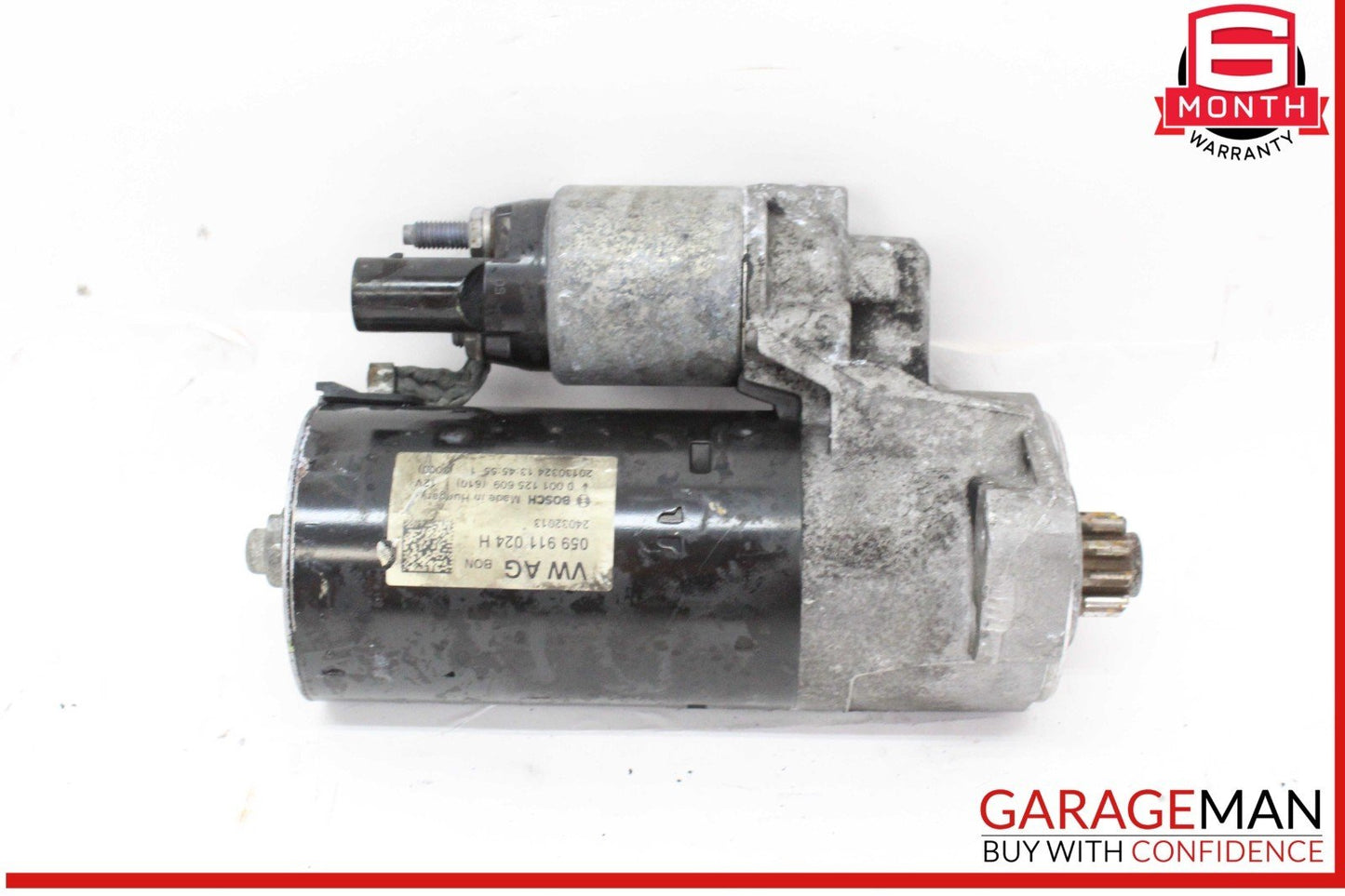 13-16 Porsche Cayenne 958 AWD Touareg 3.0L Engine Starter Motor 059911024H OEM