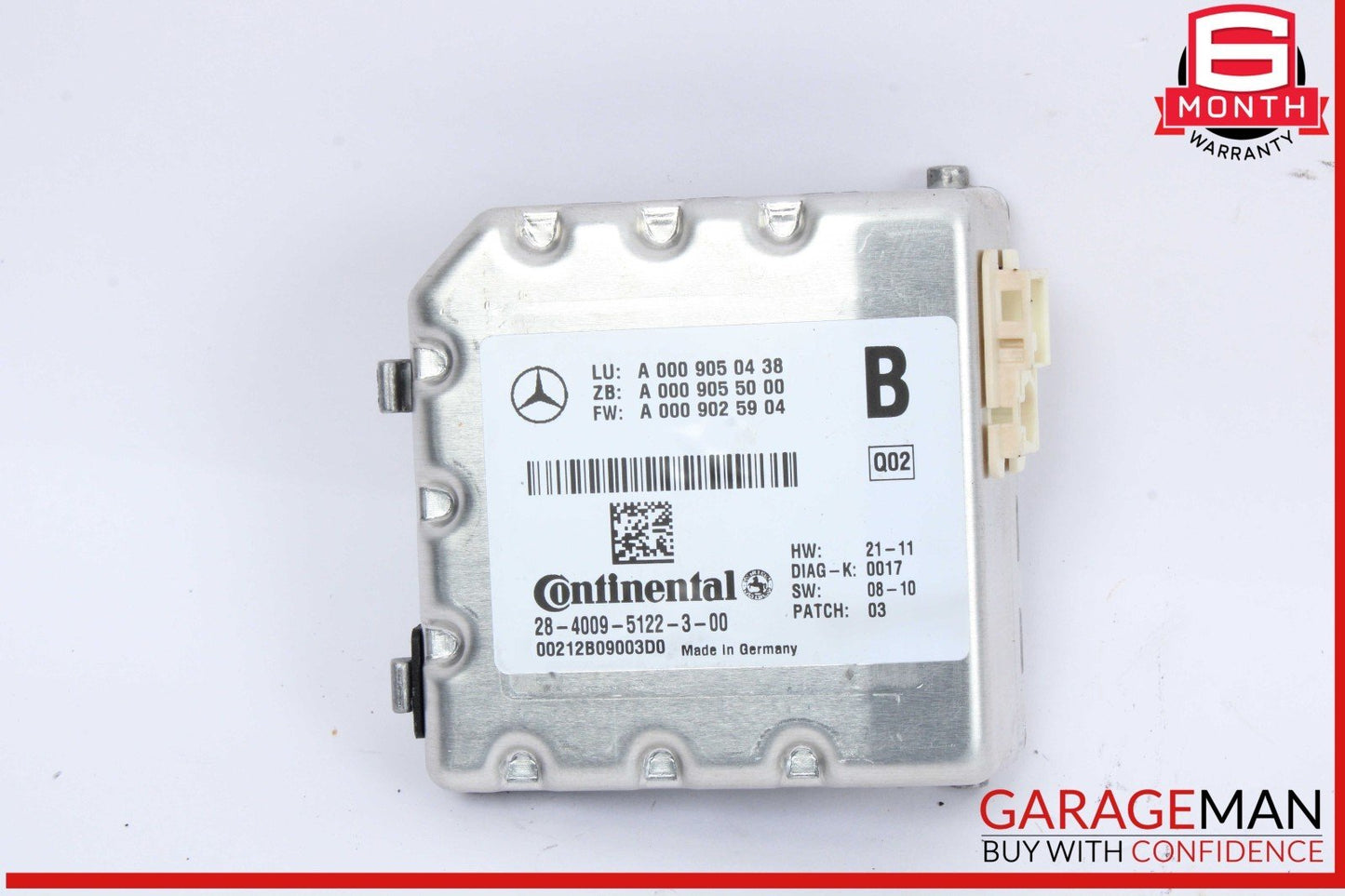 10-16 Mercedes W204 C250 C300 Active Lane Assist Front Camera 0009050438 OEM