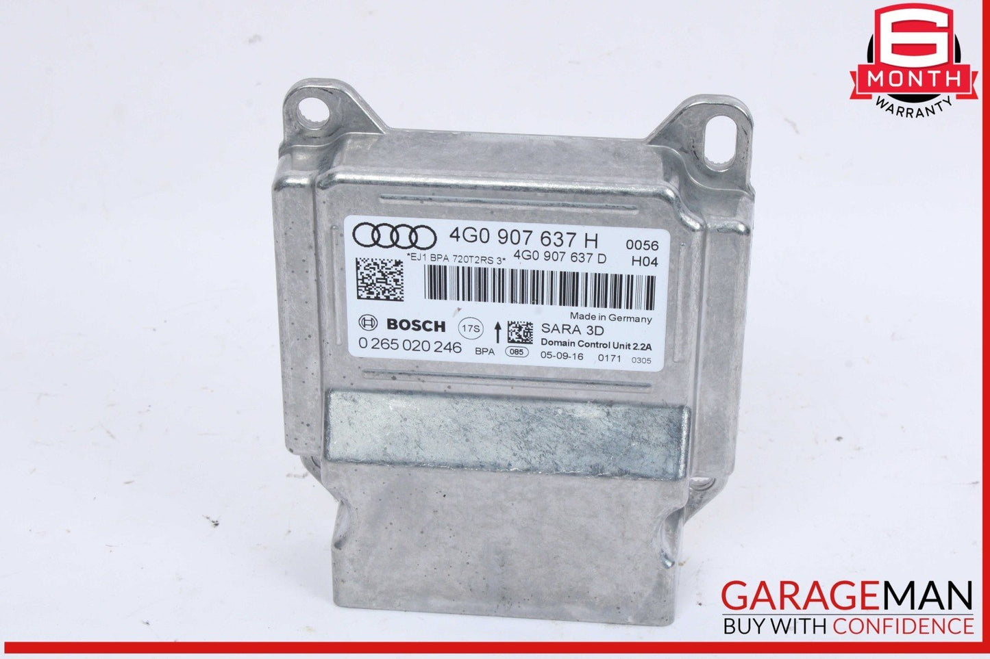 12-18 Audi A7 A6 S6 S7 Yaw Rate Acceleration Control Module Unit 4G0907637H OEM