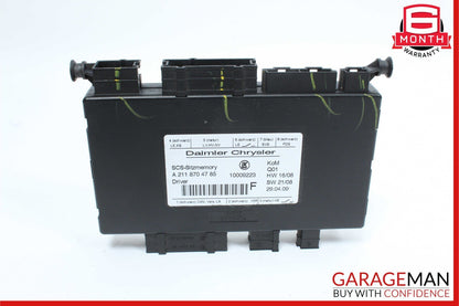 03-12 Mercedes GL450 E350 CLS350 GL550 Front Left Side Seat Control Module Unit