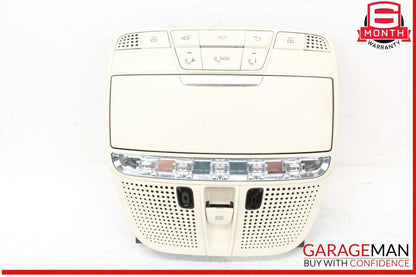 15-18 Mercedes W205 C300 Front Top Upper Overhead Dome Light Lamp Beige OEM