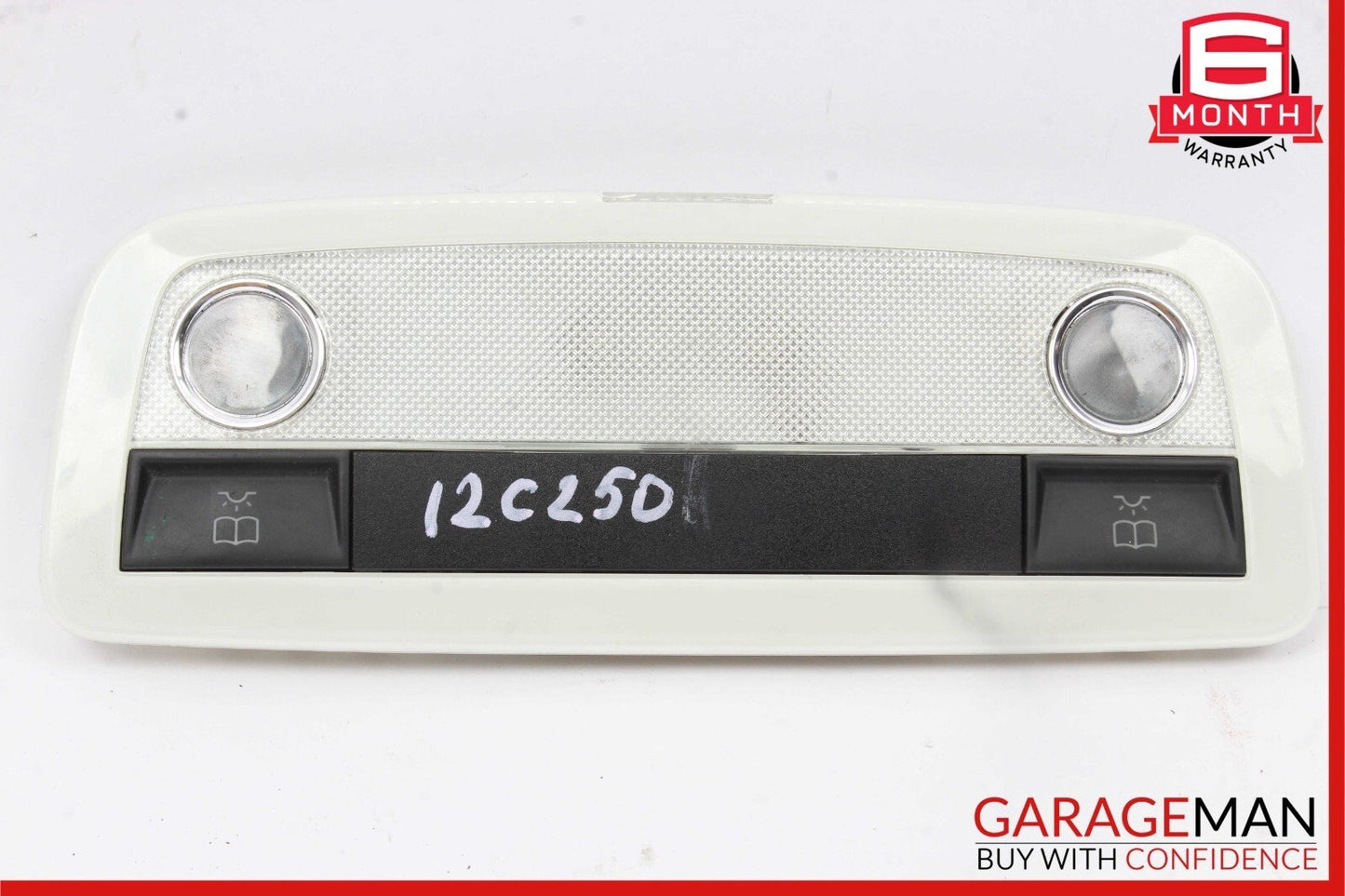 08-14 Mercedes W204 C250 C63 AMG Rear Overhead Dome Light Lamp Reading Map OEM