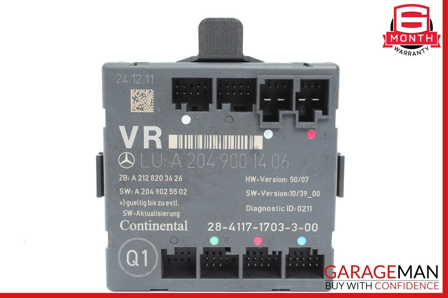 12-15 Mercedes W204 C350 Front Right Side Door Control Module Unit OEM