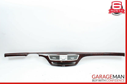 07-09 Mercedes W221 S600 S65 AMG V12 Dashboard Center Trim Bezel Assembly Wood
