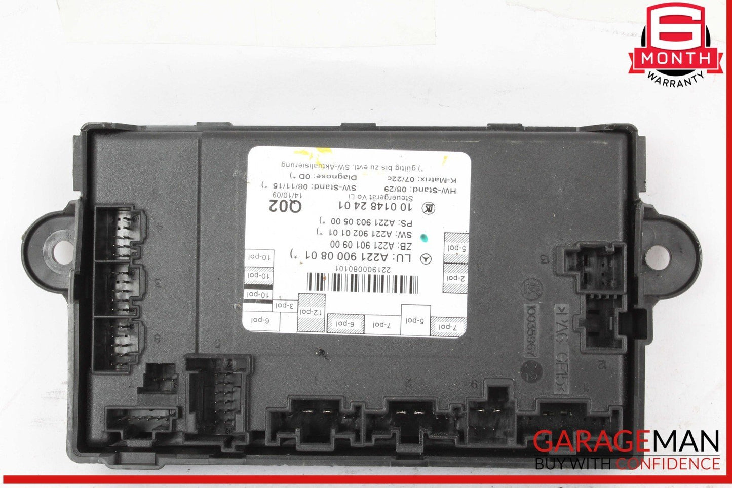 07-13 Mercedes W221 S400 Hybrid Front Left Driver Side Door Control Module OEM