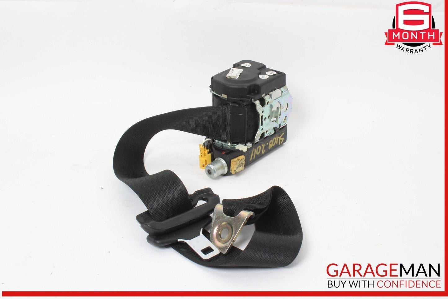 07-13 Mercedes W221 S400 S450 S550 Seat Belt Rear Left Driver Side Black OEM