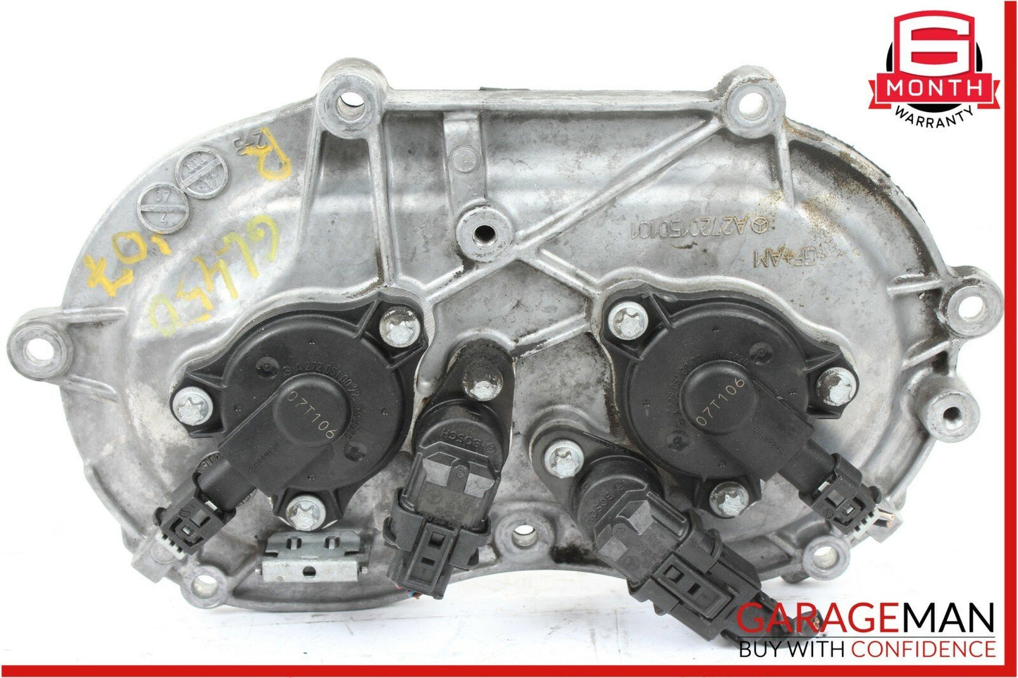 06-10 Mercedes GL450 R350 S550 E350 Front Right Engine Timing Chain Cover Plate