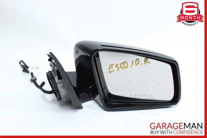 10-13 Mercedes W212 E350 E550 Front Right Side Door Rear View Mirror Black OEM