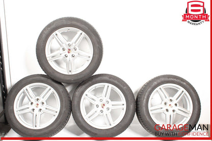 11-18 Porsche Cayenne 958 8.5x19 19" Complete Wheel Tire Rim Set of 4 Pc OEM