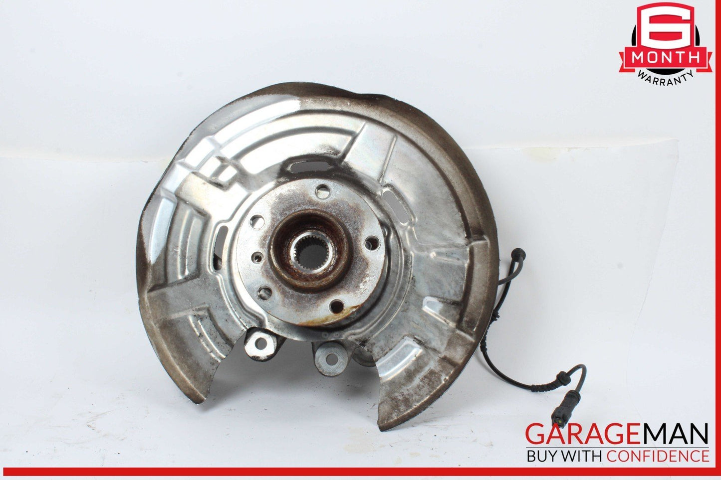 11-16 BMW 528i 535i 550i F10 Rear Left Driver Side Spindle Knuckle Wheel Hub OEM