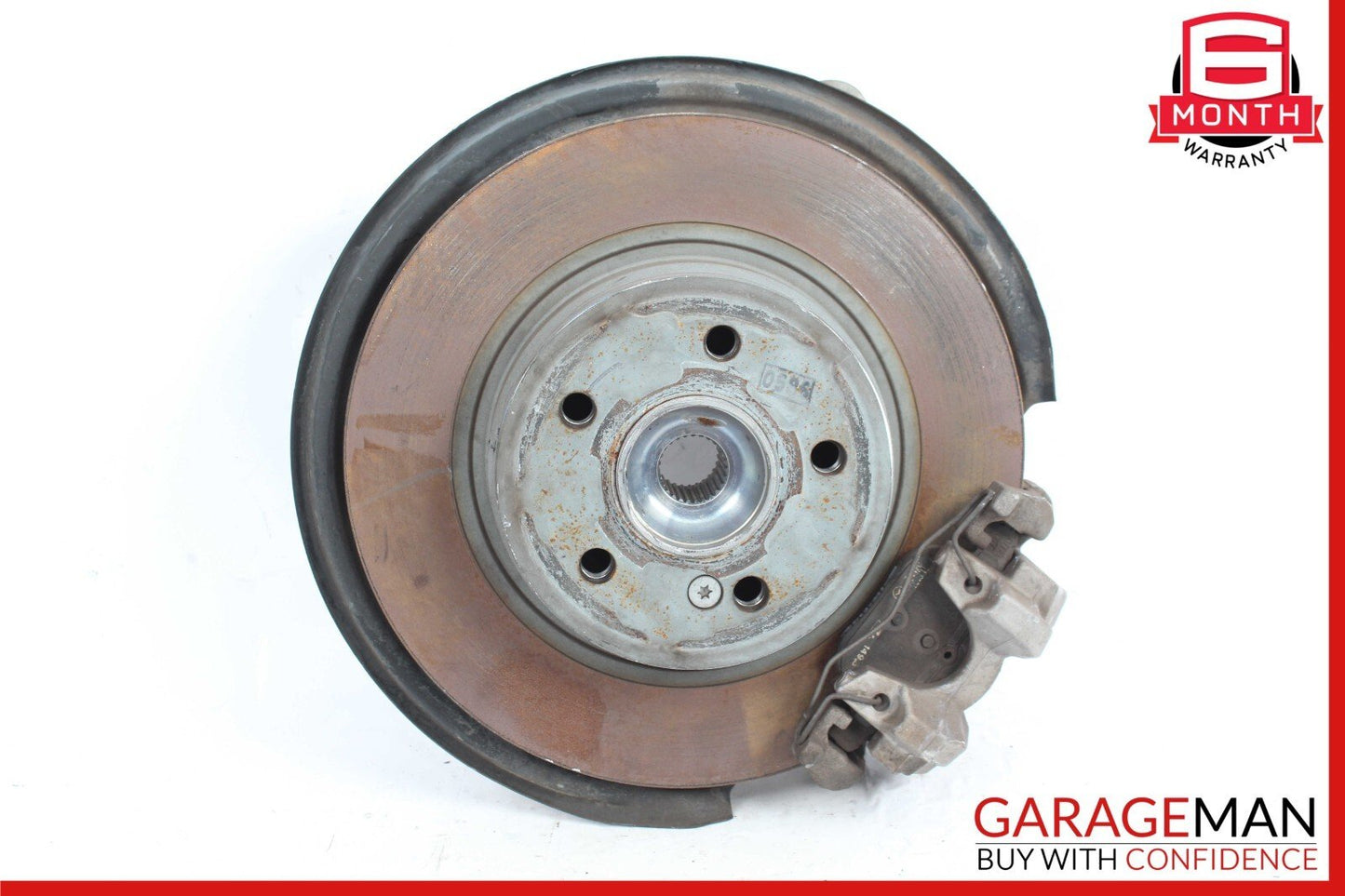 08-15 Mercedes W204 C250 Rear Right Spindle Knuckle Hub Bearing w/ Brake Rotor