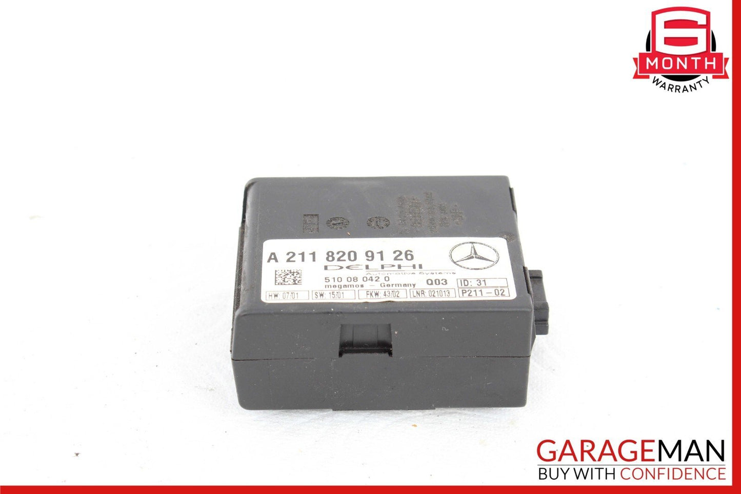 00-11 Mercedes SLK350 CLK500 SL500 CL600 Anti Theft Alarm Control Module