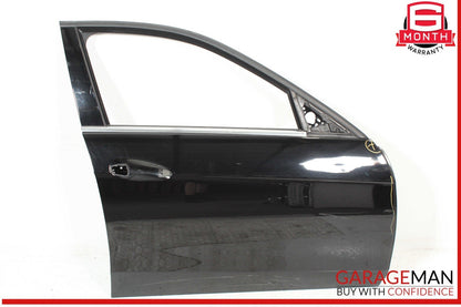 10-16 Mercedes W212 E350 Front Right Passenger Side Exterior Door Shell Black