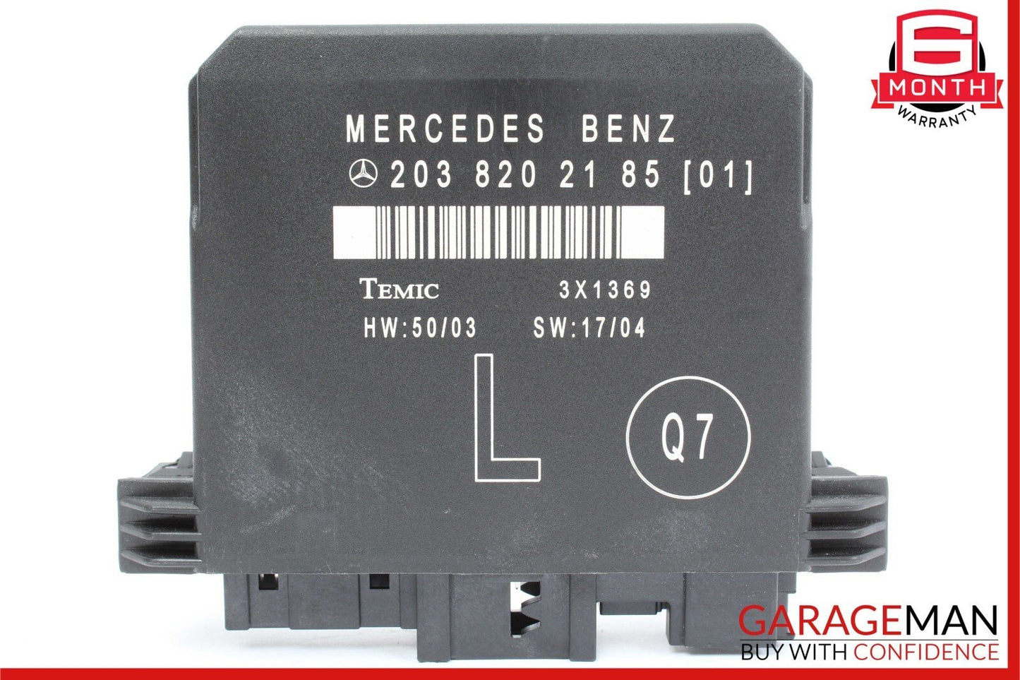 01-07 Mercedes W203 C230 C240 Rear Left Side Door Computer Control Module Unit