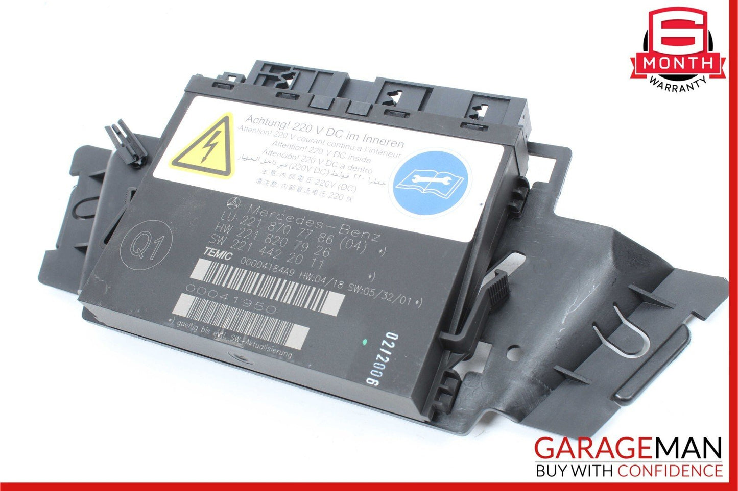 07-10 Mercedes W221 S550 CL550 Front Left or Right Seat Contour Control Module