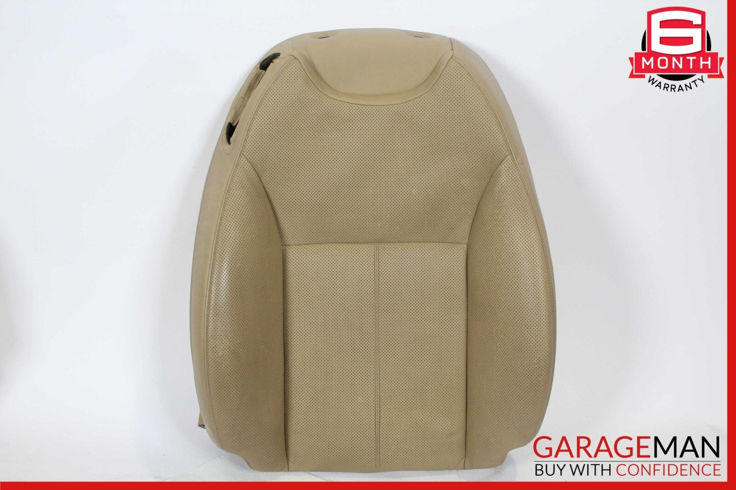 07-14 Mercedes W216 CL550 Front Right Top Upper Seat Cushion Cover Brown