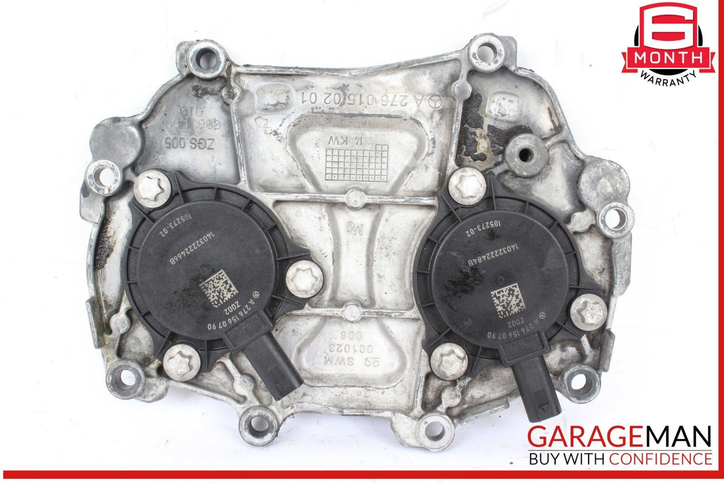12-18 Mercedes W222 S550 Front Right / Left Engine Timing Chain Cover Plate OEM