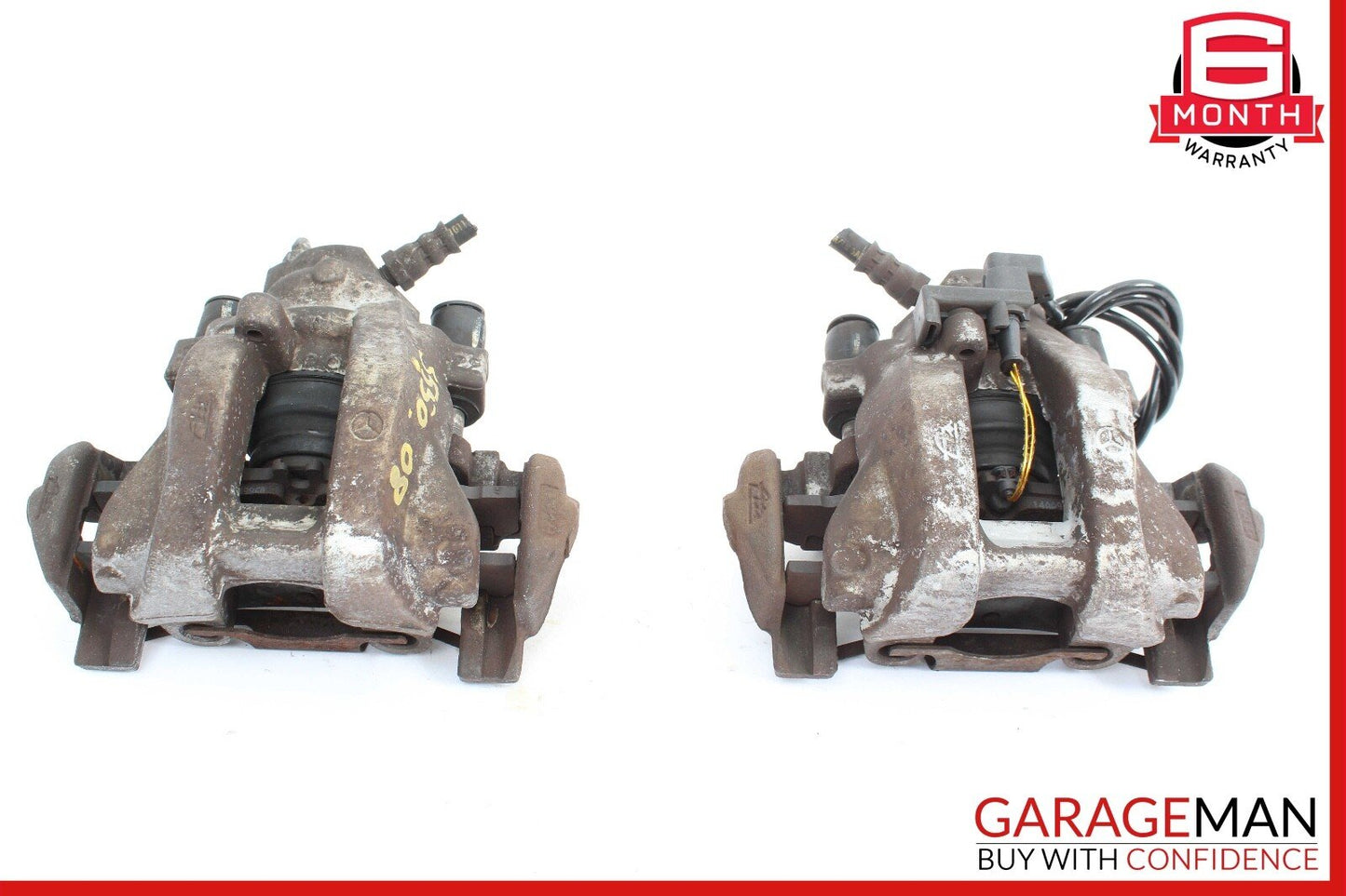 07-14 Mercedes W221 S550 CL550 Front Left And Right Brake Calipers Set of 2 OEM