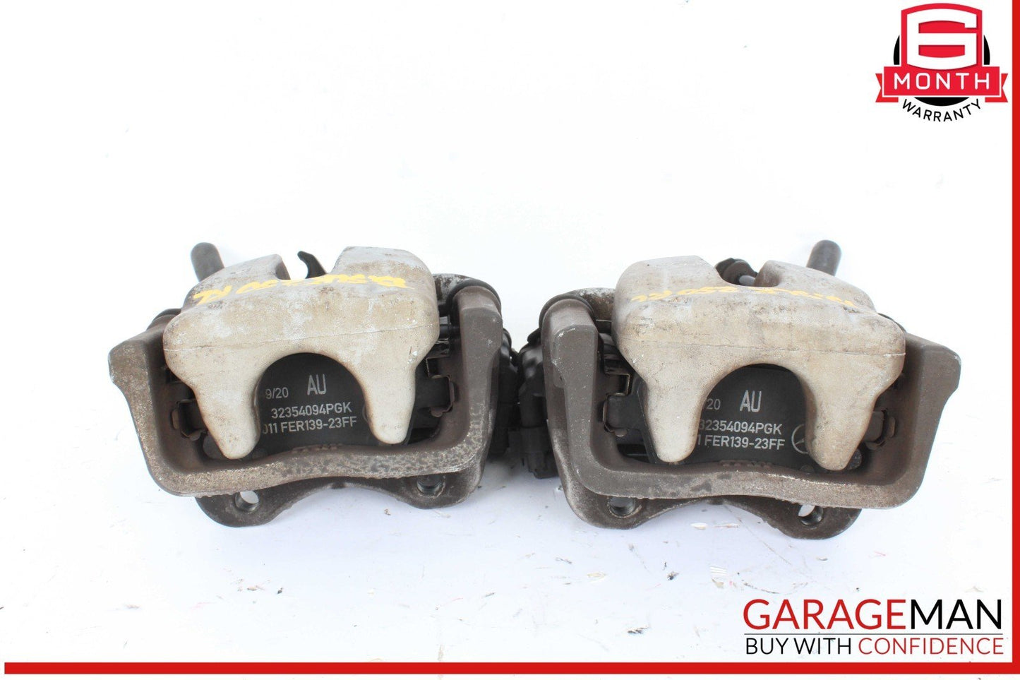 12-20 Mercedes R172 SLK250 SLC43 AMG Rear Brake Calipers Left and Right Set OEM
