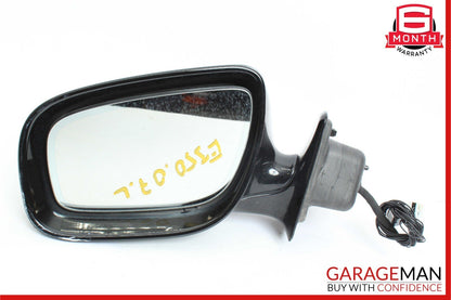 07-09 Mercedes W211 E350 E320 Front Left Side Door Mirror Rear View  Black OEM