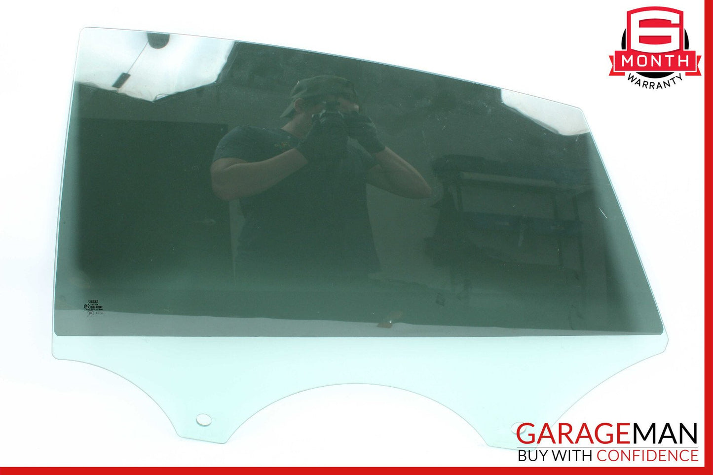 12-18 Audi A7 Rear Left Driver Side Door Window Auto Glass OEM