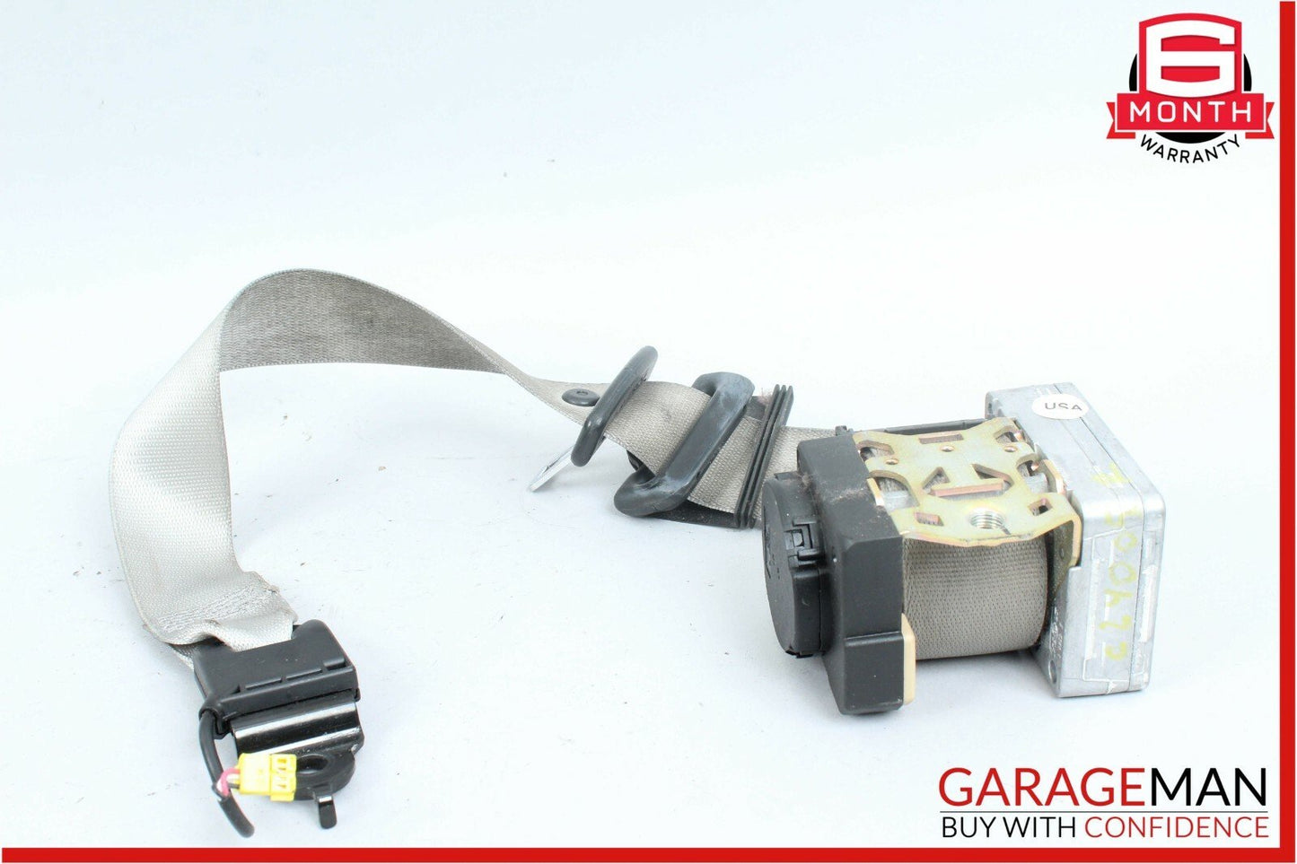01-07 Mercedes W203 C240 C55 AMG Front Right Seat Belt Seatbelt Retractor Gray