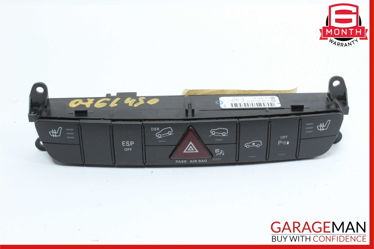 06-12 Mercedes X164 GL450 ML550 Hazard Light Control Switch Panel Unit OEM