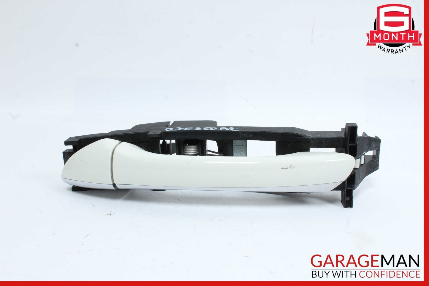 03-09 Mercedes W211 E320 E350 Rear Left Side Exterior Door Handle Calcite White