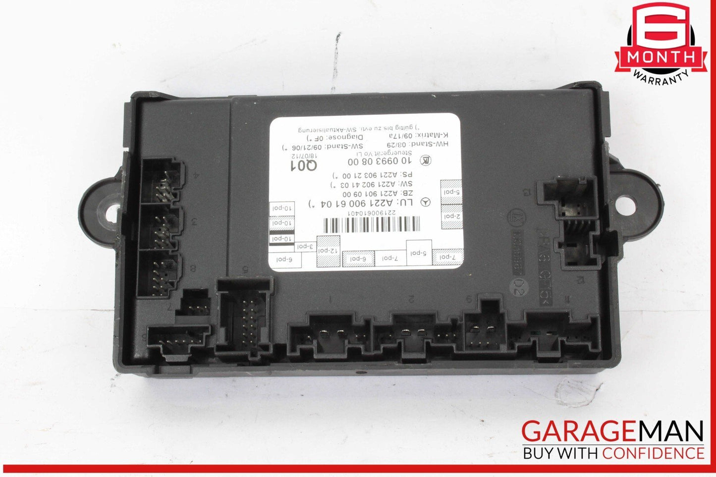 10-13 Mercedes W221 S550 S500 S63 AMG Front Left Side Door Control Module Unit